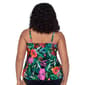 Plus Size TrimShaper Lush Paradise Tankini Swim Top - image 2