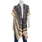 Womens Adrienne Vittadini T2pc. Kimono & Hat Set - Ivory - image 2