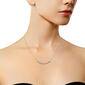Diamond Classics&#8482; Rose Gold 1/4ctw. Diamond Bar Necklace - image 3