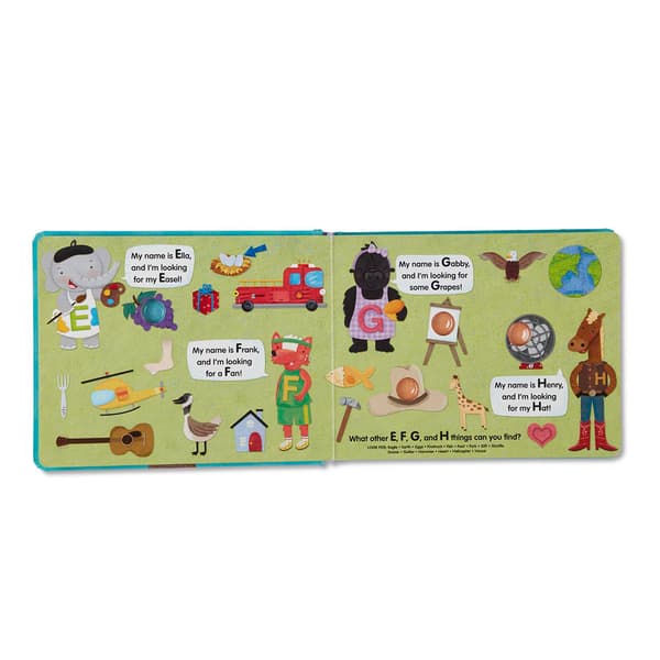 Melissa &amp; Doug® Poke-A-Dot Alpha Eye Spy Book