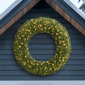 Puleo International 48in. Pre-Lit Warm White Utah Spruce Wreath - image 2