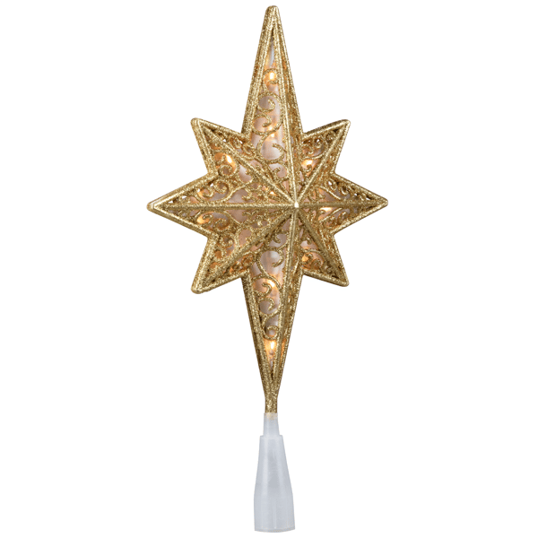 Northlight Gold Scroll Star of Bethlehem Christmas Tree Topper