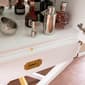 Southern Enterprises Campaign Tall Bar Cabinet w/ Storage - image 2