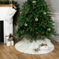 Northlight 48in. White Polar Bear Faux Fur Christmas Tree Skirt - image 3