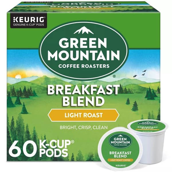 Keurig&#174; Green Mountain Breakfast Blend K-Cup&#174; - 60Ct