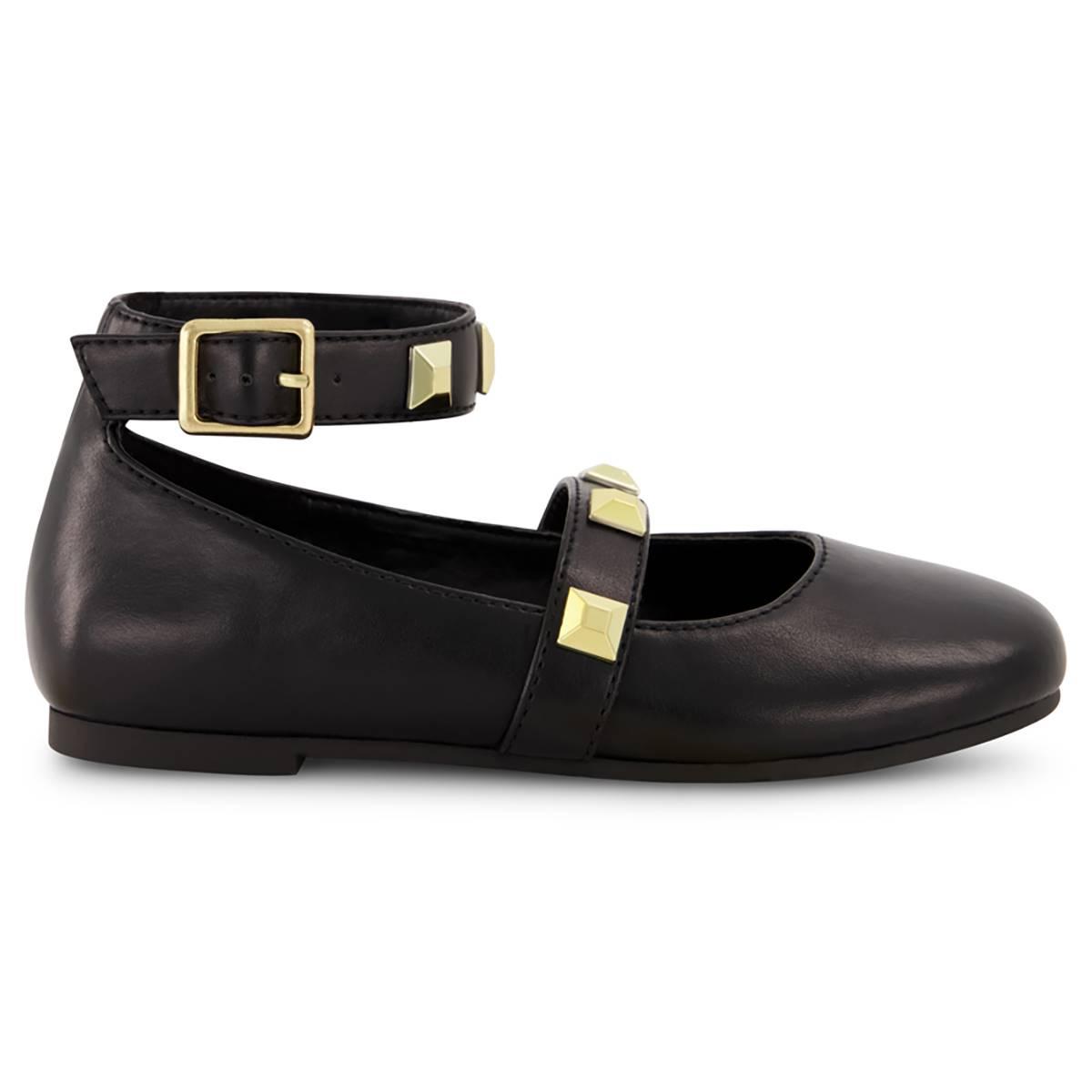 Big Girls Marc Fisher Tashi Buckle Flats