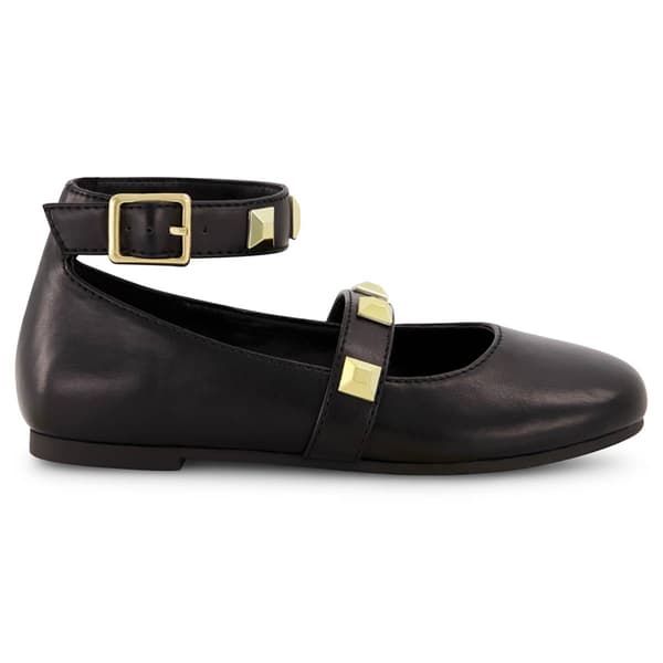 Big Girls Marc Fisher Tashi Buckle Flats