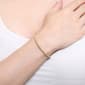 Athra 14kt. Gold over Brass & Clear Crystal Coil Bracelet - image 3