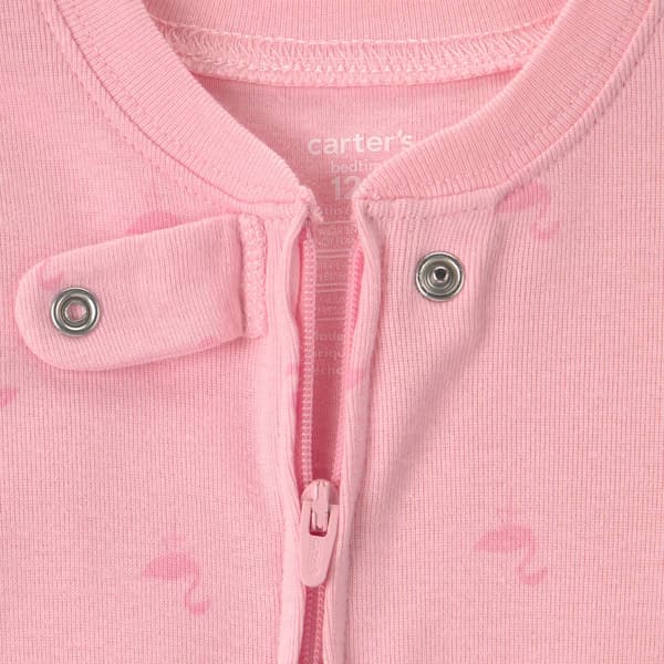 Baby Girl (12-24M) Carter''s Flamingo Snug Fit 1-Piece Pajama - P