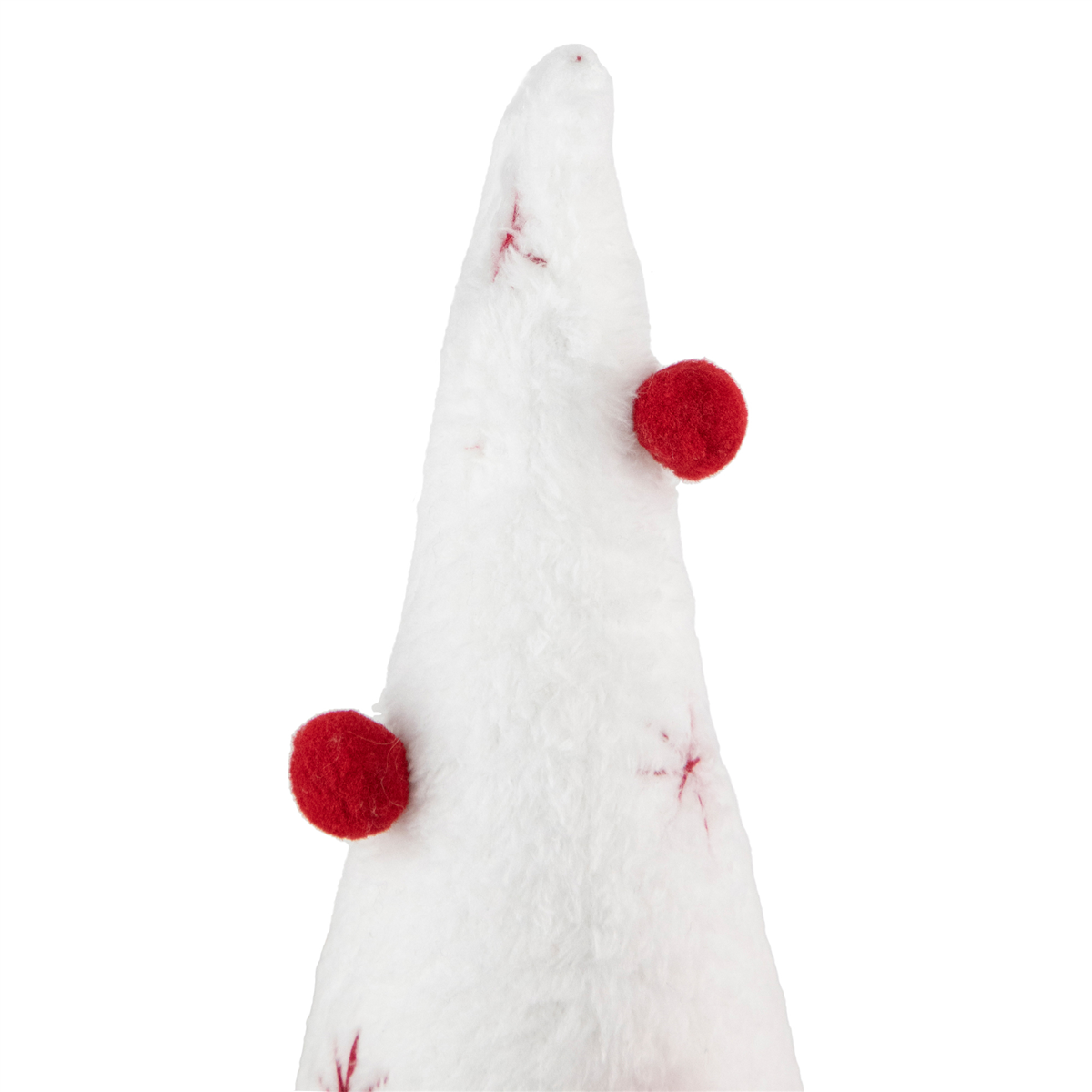 Northlight Plush Christmas Cone Tree with Pompom Ornaments