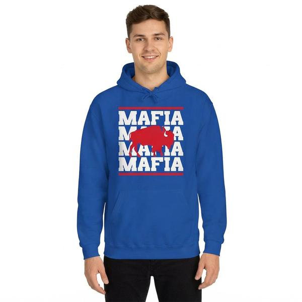 Mens Tailgate Buffalo Football All Day Mafia Hoodie - image 