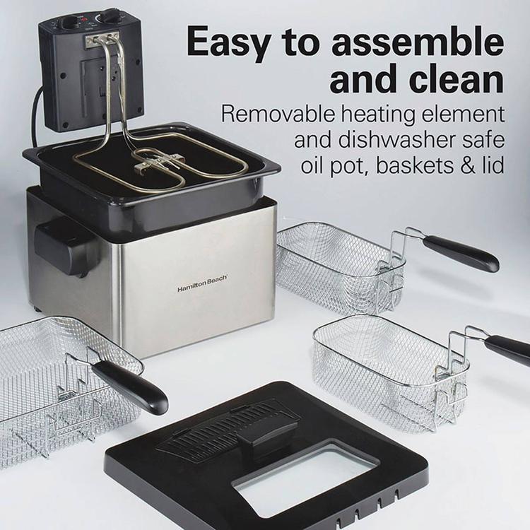 Hamilton Beach® Professional-Style XL12 Cup Deep Fryer