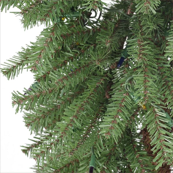 Puleo International 5ft. Pre-Lit Artificial Alpine Christmas Tree
