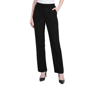 Petite NY Collection Solid Pull On Straight Leg Casual Pants - image 1
