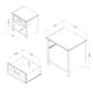South Shore Ulysses Winter Oak 1-Drawer Nightstand - image 5