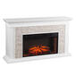 Southern Enterprises Faux Stacked Stone Electric Fireplace - image 3