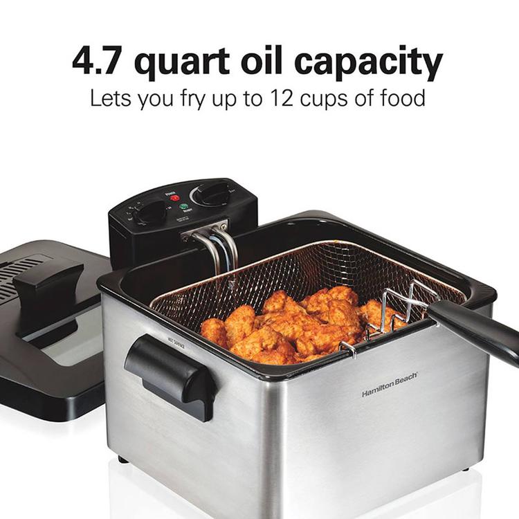 Hamilton Beach® Professional-Style XL12 Cup Deep Fryer