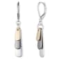 Nine West Tri-Tone Shaky Drop Earrings - image 1