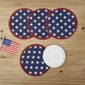 Avanti Liberty Woven Braided Round Placemates - Set of 4 - image 3