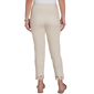Womens Ruby Rd.Tropical Noir Embroidered Cutout Tencel Denim - image 2