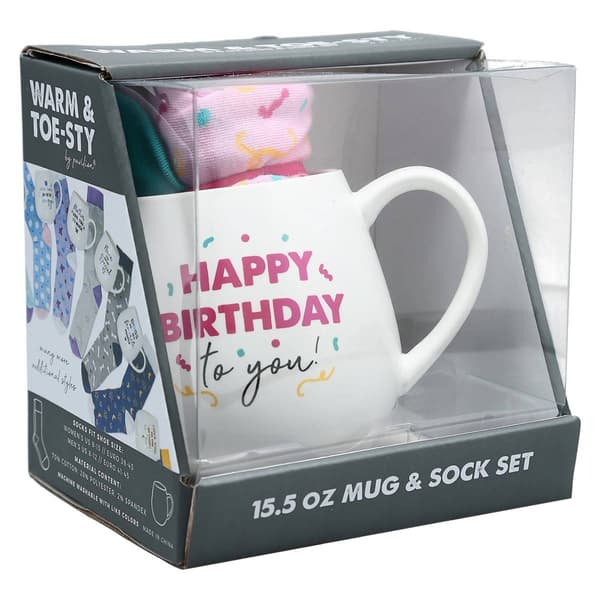 Pavilion Birthday Mug & Socks Set