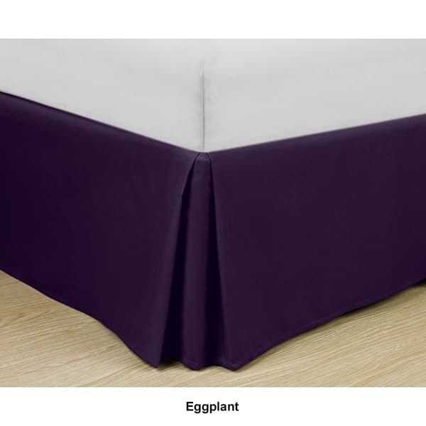 Swift Home Easy Fit Basic Pleated Bed Skirt