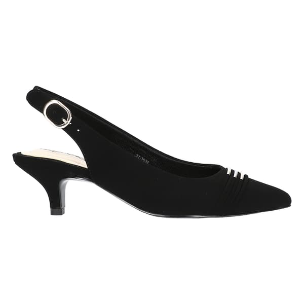 Womens Easy Street Maeve Suede Slingback Heels