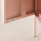 South Shore Crea Pale Pink Metal 1-Door End Table - image 4