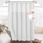 Awesome Home Cotton Blend Waffle Snap-In Liner Shower Curtain - image 1