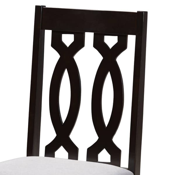 Baxton Studio Cherese 5pc. Wooden Dining Set