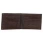 Mens Stone Mountain Embossed American Flag Bifold Wallet - Brown - image 2