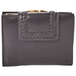 Womens Great American Leatherworks Tab Frame Attached Wallet