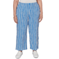 Plus Size Emaline Sapphire Serenade I Stripe Wide Leg Crop Pants - image 1