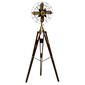 9th & Pike&#40;R&#41; Brown Metal Industrial Floor Lamp - image 1