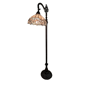 HomeRoots 62in. Brown Arched Floor Lamp With Stained Glass Shade - image 3