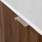 South Shore Maliza Storage Cabinet w/ Faux Carrara Marble - image 7