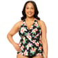 Plus Size Leilani Banboo Beach H Back Tankini - image 1