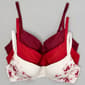 Womens Laura Ashley 3pk Nylon Lace Push Up Bras - LS6336-3PKS - image 1