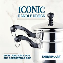 Farberware® Classic Series 2qt. Double Boiler and Saucepan