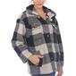 Womens White Mark Plaid Shacket - image 3