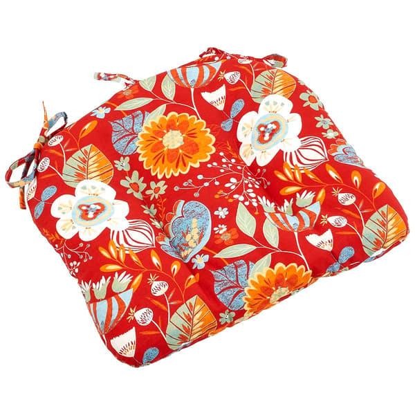 Jordan Manufacturing Floral Knife Edge Universal Seat Cushion - image 