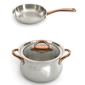 BergHOFF Ouro Gold 3pc. Cookware Set with Glass Lids - image 1