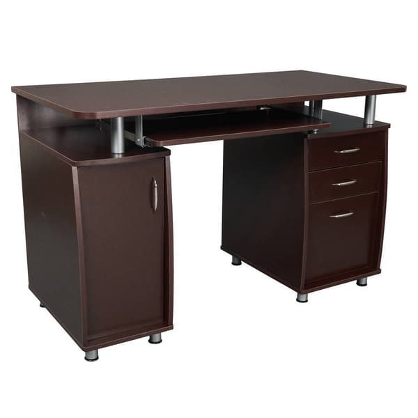 Techni Mobili Complete Workstation Computer Desk w/ Storage