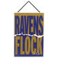 Open Road Wood Small Hanging Ravens Slogan - image 1