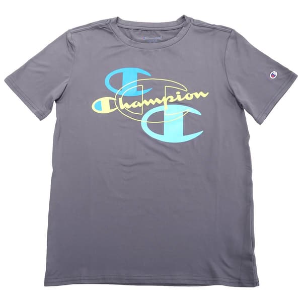 Boys &#40;8-20&#41; Champion Active Graphic Tee - Iron - image 