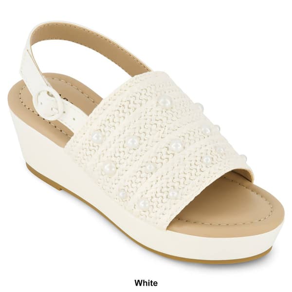 Big Girls Marc Fisher Marren Weave Wedge Sandals
