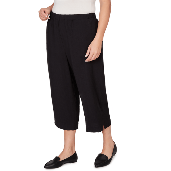 Plus Size Alfred Dunner Crowd Pleaser Relaxed Pull On Capris