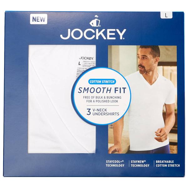 Mens Jockey(R) Smoothing V-Neck Undershirt