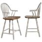 Besthom Country Grove Distressed High Back Bar Stools - Set of 2 - image 1