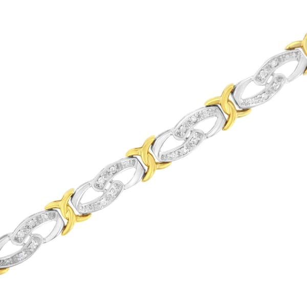 Haus of Brilliance 10kt. Yellow Gold Infinity Bracelet